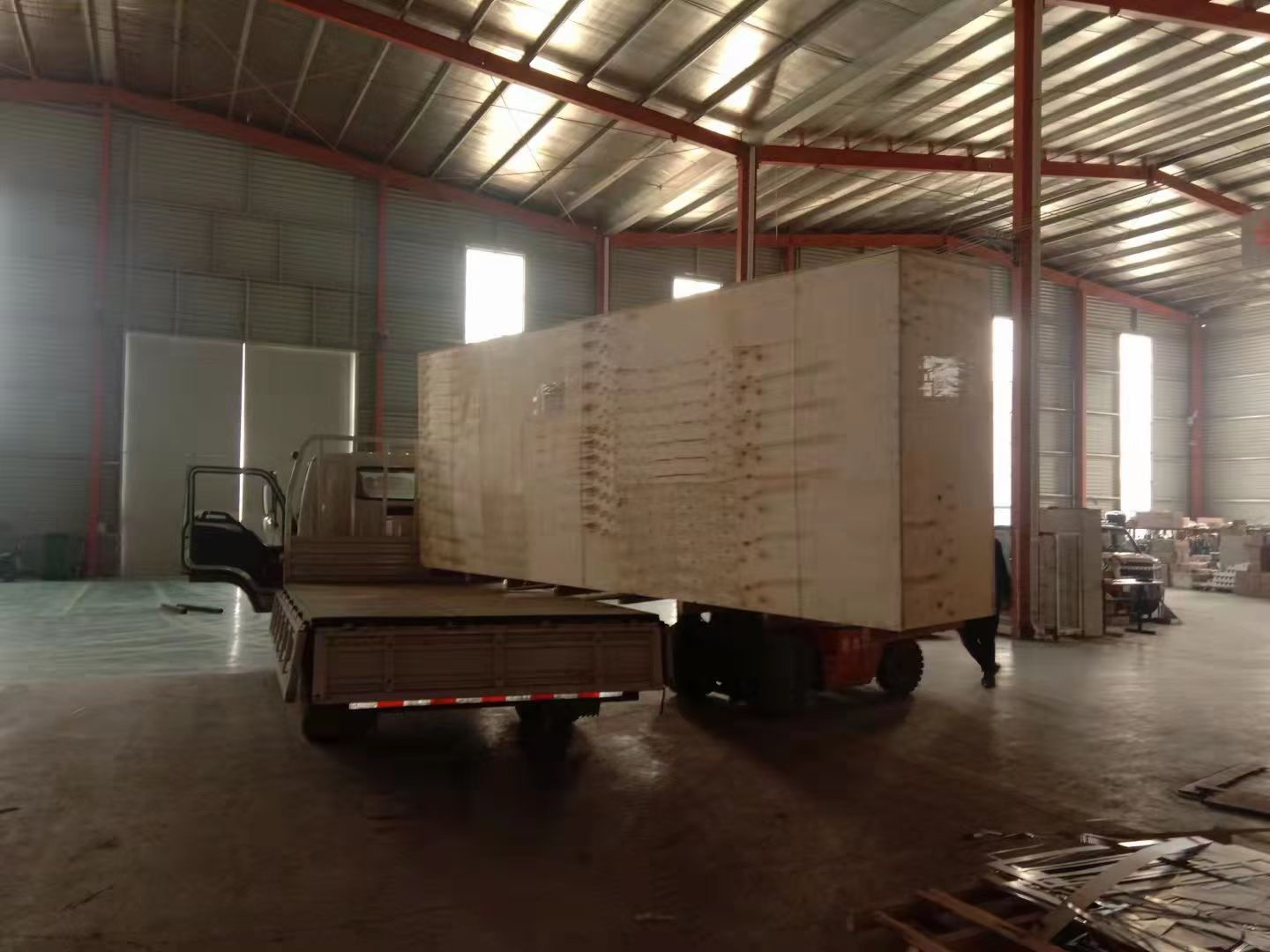 Shipment of pet food production line and microwave equipment from factory 2