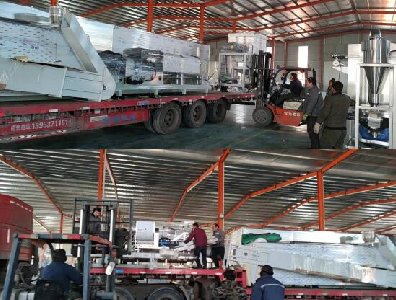 Shipment of powerful dry animal feed production line